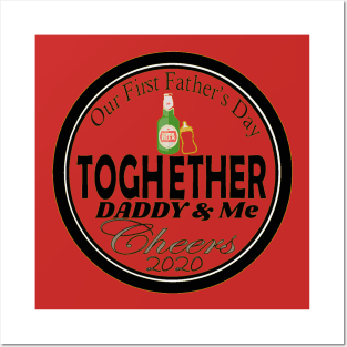 father day 2020, tshirt for dad, Together dad and me Posters and Art